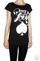 Czarna koszulka / tunika OVERSIZE  -  PIK