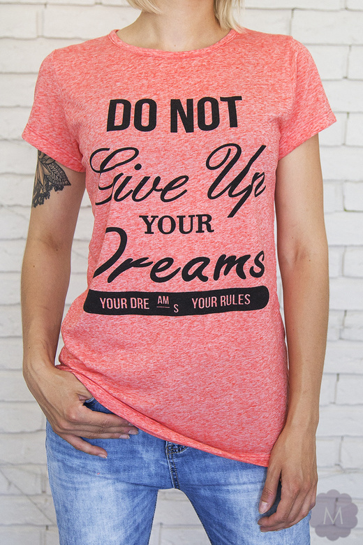 Koszulka OVERSIZE  - Do not Give UP