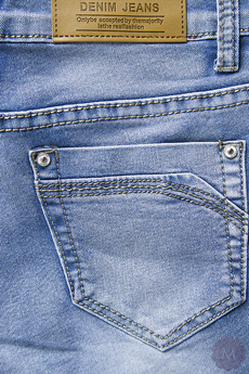 Damskie spodnie rurki jeansowe wycierane wyższe biodrówki (Y253)